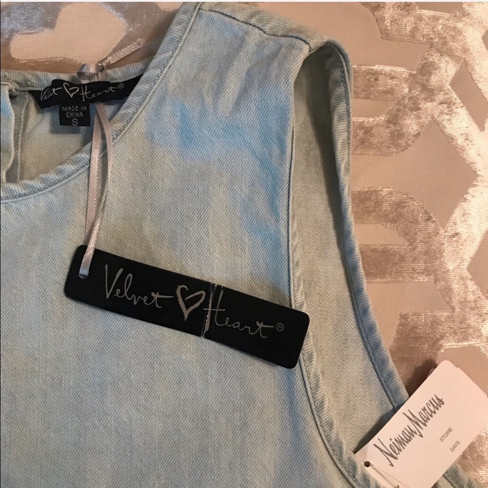 *BOGO FREE* Light Wash Denim Tank - Picture 4 of 4